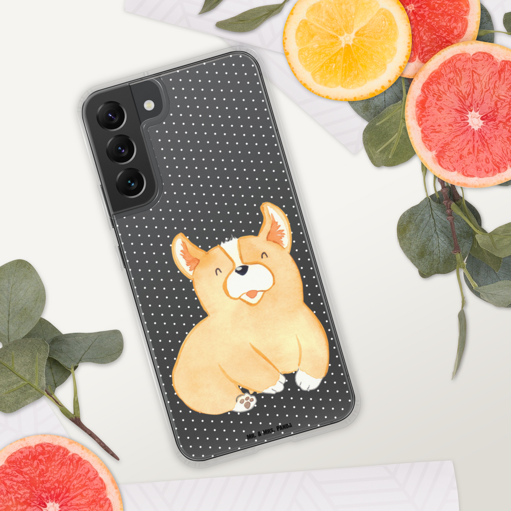 Handyhülle Corgie Corgie, Hund, Welsh Corgie Pembroke, britisch, Motivation, Spruch, Sprüche, Hundespruch, Lebensfreude	 Handyhülle, Handycover, Transparente Handyhülle, Flexible Handyhülle, Handyschutz, Transparent, Durchsichtig, Schutzhülle für Handy, Stilvolle Handyhülle, Robuste Handyhülle, Schutz vor Kratzern, Schützende Handyhülle  Hund, Hundemotiv, Haustier, Hunderasse, Tierliebhaber, Hundebesitzer, Sprüche