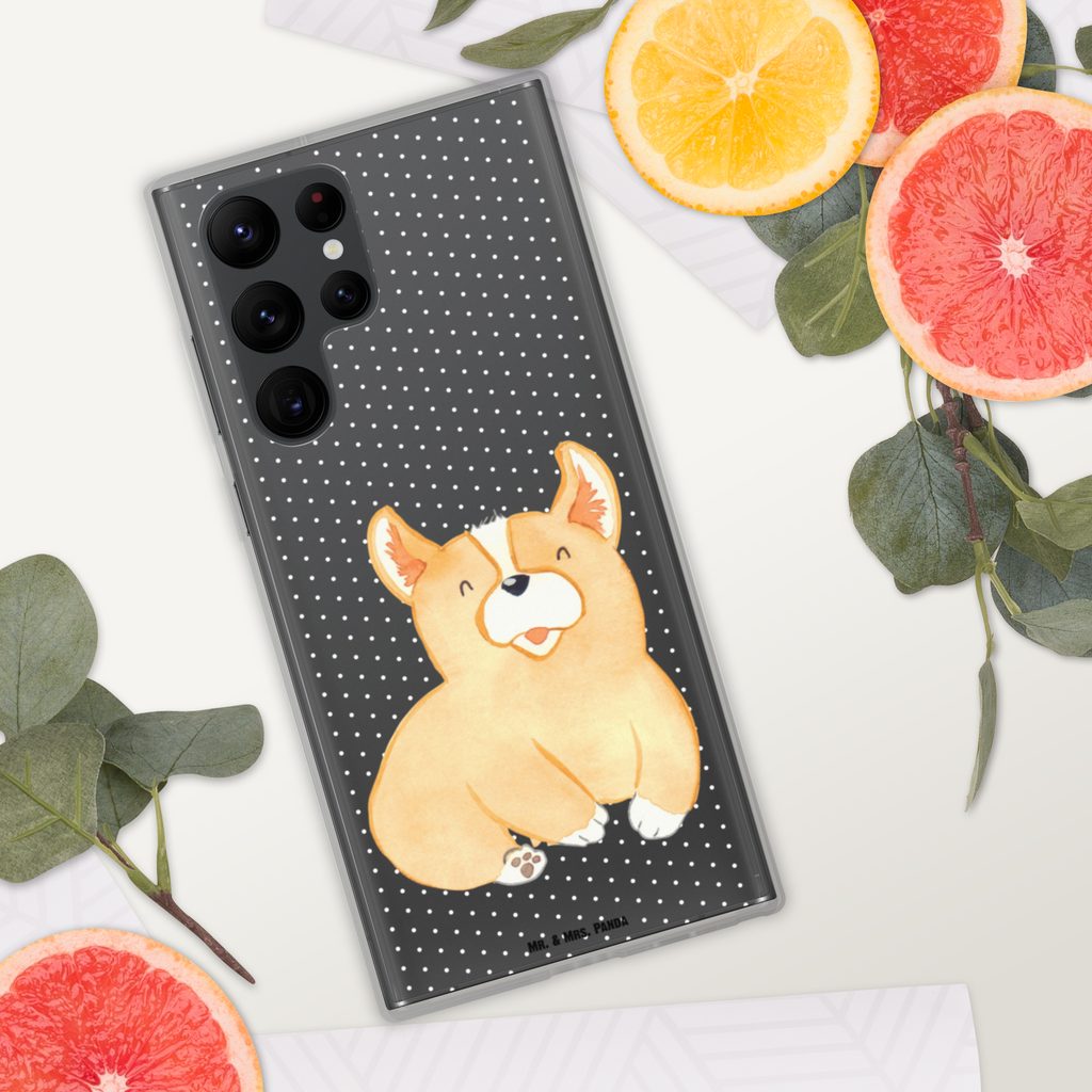 Handyhülle Corgie Corgie, Hund, Welsh Corgie Pembroke, britisch, Motivation, Spruch, Sprüche, Hundespruch, Lebensfreude	 Handyhülle, Handycover, Transparente Handyhülle, Flexible Handyhülle, Handyschutz, Transparent, Durchsichtig, Schutzhülle für Handy, Stilvolle Handyhülle, Robuste Handyhülle, Schutz vor Kratzern, Schützende Handyhülle  Hund, Hundemotiv, Haustier, Hunderasse, Tierliebhaber, Hundebesitzer, Sprüche