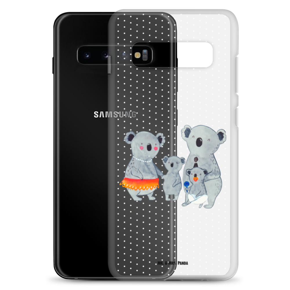 Handyhülle Koala Familie Koala, Koalas, Familie, Family, Mama, Papa, Kinder, Geschwister, Familienleben Handyhülle, Handycover, Transparente Handyhülle, Flexible Handyhülle, Handyschutz, Transparent, Durchsichtig, Schutzhülle für Handy, Stilvolle Handyhülle, Robuste Handyhülle, Schutz vor Kratzern, Schützende Handyhülle  Familie, Vatertag, Muttertag, Bruder, Schwester, Mama, Papa, Oma, Opa
