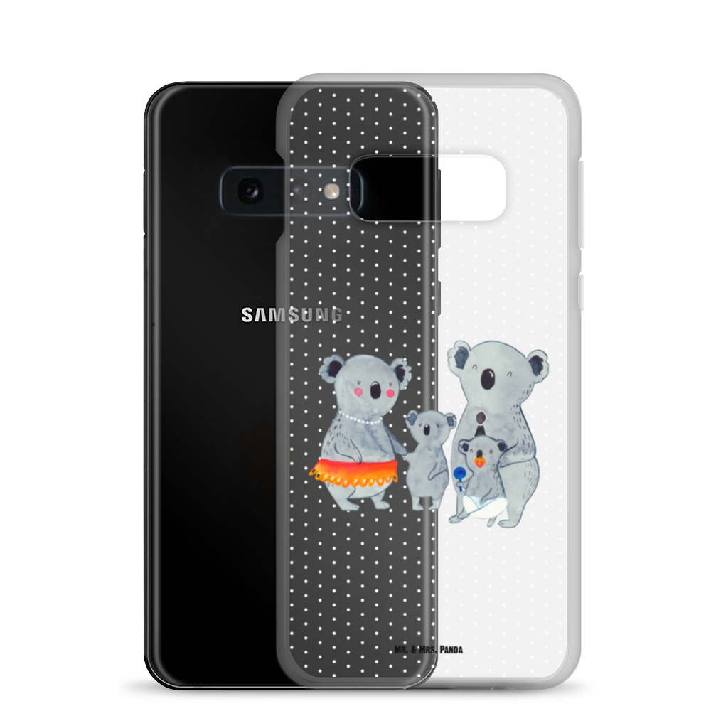 Handyhülle Koala Familie Koala, Koalas, Familie, Family, Mama, Papa, Kinder, Geschwister, Familienleben Handyhülle, Handycover, Transparente Handyhülle, Flexible Handyhülle, Handyschutz, Transparent, Durchsichtig, Schutzhülle für Handy, Stilvolle Handyhülle, Robuste Handyhülle, Schutz vor Kratzern, Schützende Handyhülle  Familie, Vatertag, Muttertag, Bruder, Schwester, Mama, Papa, Oma, Opa