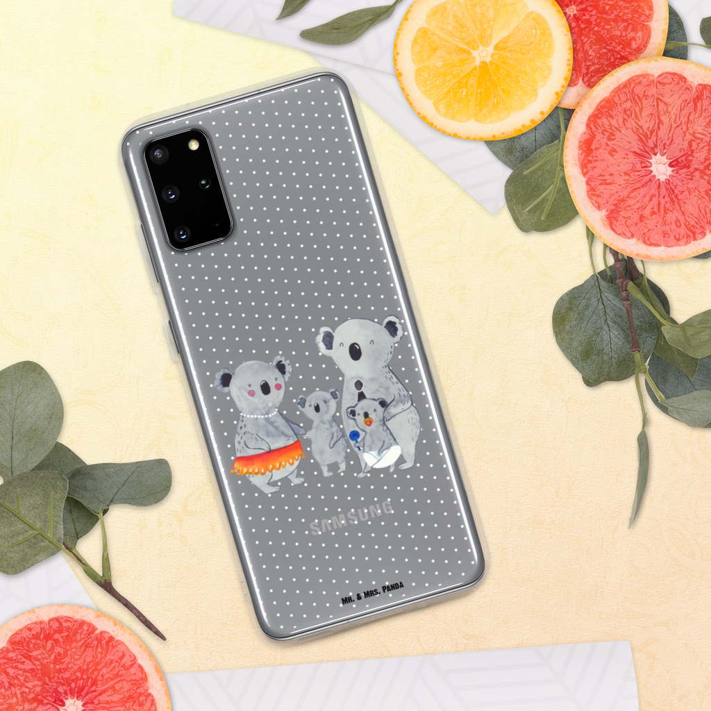 Handyhülle Koala Familie Koala, Koalas, Familie, Family, Mama, Papa, Kinder, Geschwister, Familienleben Handyhülle, Handycover, Transparente Handyhülle, Flexible Handyhülle, Handyschutz, Transparent, Durchsichtig, Schutzhülle für Handy, Stilvolle Handyhülle, Robuste Handyhülle, Schutz vor Kratzern, Schützende Handyhülle  Familie, Vatertag, Muttertag, Bruder, Schwester, Mama, Papa, Oma, Opa