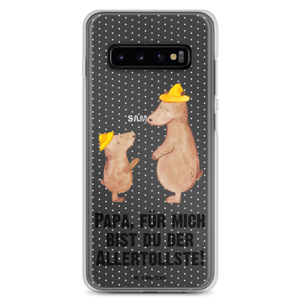 Handyhülle Bären mit Hut Bär, Bären, Vater, Papa, Vatertag, Papi, Paps, Dad, Daddy, Lieblingsmensch, Sohn, Söhne, Kind, Kinder, Vater-Sohn, Familie, Family, Vorbild Handyhülle, Handycover, Transparente Handyhülle, Flexible Handyhülle, Handyschutz, Transparent, Durchsichtig, Schutzhülle für Handy, Stilvolle Handyhülle, Robuste Handyhülle, Schutz vor Kratzern, Schützende Handyhülle  Familie, Vatertag, Muttertag, Bruder, Schwester, Mama, Papa, Oma, Opa