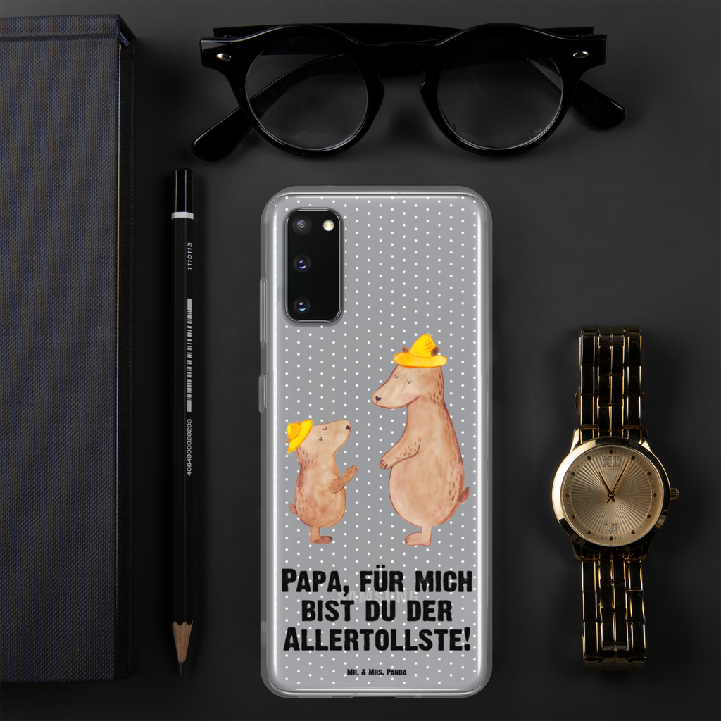Handyhülle Bären mit Hut Bär, Bären, Vater, Papa, Vatertag, Papi, Paps, Dad, Daddy, Lieblingsmensch, Sohn, Söhne, Kind, Kinder, Vater-Sohn, Familie, Family, Vorbild Handyhülle, Handycover, Transparente Handyhülle, Flexible Handyhülle, Handyschutz, Transparent, Durchsichtig, Schutzhülle für Handy, Stilvolle Handyhülle, Robuste Handyhülle, Schutz vor Kratzern, Schützende Handyhülle  Familie, Vatertag, Muttertag, Bruder, Schwester, Mama, Papa, Oma, Opa