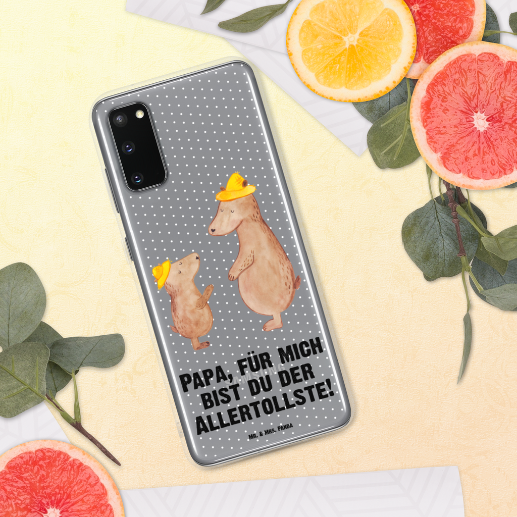 Handyhülle Bären mit Hut Bär, Bären, Vater, Papa, Vatertag, Papi, Paps, Dad, Daddy, Lieblingsmensch, Sohn, Söhne, Kind, Kinder, Vater-Sohn, Familie, Family, Vorbild Handyhülle, Handycover, Transparente Handyhülle, Flexible Handyhülle, Handyschutz, Transparent, Durchsichtig, Schutzhülle für Handy, Stilvolle Handyhülle, Robuste Handyhülle, Schutz vor Kratzern, Schützende Handyhülle  Familie, Vatertag, Muttertag, Bruder, Schwester, Mama, Papa, Oma, Opa