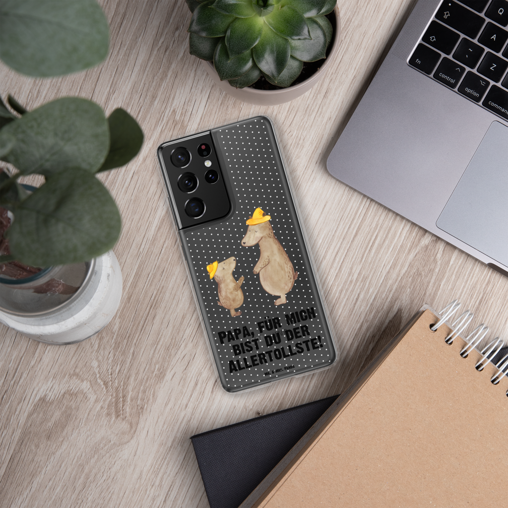 Handyhülle Bären mit Hut Bär, Bären, Vater, Papa, Vatertag, Papi, Paps, Dad, Daddy, Lieblingsmensch, Sohn, Söhne, Kind, Kinder, Vater-Sohn, Familie, Family, Vorbild Handyhülle, Handycover, Transparente Handyhülle, Flexible Handyhülle, Handyschutz, Transparent, Durchsichtig, Schutzhülle für Handy, Stilvolle Handyhülle, Robuste Handyhülle, Schutz vor Kratzern, Schützende Handyhülle  Familie, Vatertag, Muttertag, Bruder, Schwester, Mama, Papa, Oma, Opa