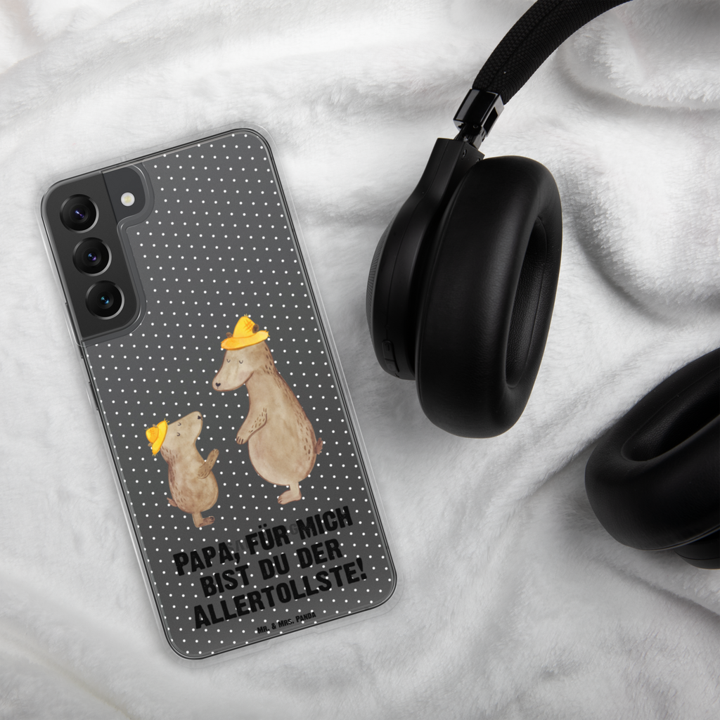Handyhülle Bären mit Hut Bär, Bären, Vater, Papa, Vatertag, Papi, Paps, Dad, Daddy, Lieblingsmensch, Sohn, Söhne, Kind, Kinder, Vater-Sohn, Familie, Family, Vorbild Handyhülle, Handycover, Transparente Handyhülle, Flexible Handyhülle, Handyschutz, Transparent, Durchsichtig, Schutzhülle für Handy, Stilvolle Handyhülle, Robuste Handyhülle, Schutz vor Kratzern, Schützende Handyhülle  Familie, Vatertag, Muttertag, Bruder, Schwester, Mama, Papa, Oma, Opa