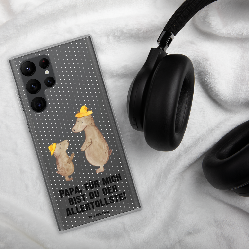 Handyhülle Bären mit Hut Bär, Bären, Vater, Papa, Vatertag, Papi, Paps, Dad, Daddy, Lieblingsmensch, Sohn, Söhne, Kind, Kinder, Vater-Sohn, Familie, Family, Vorbild Handyhülle, Handycover, Transparente Handyhülle, Flexible Handyhülle, Handyschutz, Transparent, Durchsichtig, Schutzhülle für Handy, Stilvolle Handyhülle, Robuste Handyhülle, Schutz vor Kratzern, Schützende Handyhülle  Familie, Vatertag, Muttertag, Bruder, Schwester, Mama, Papa, Oma, Opa