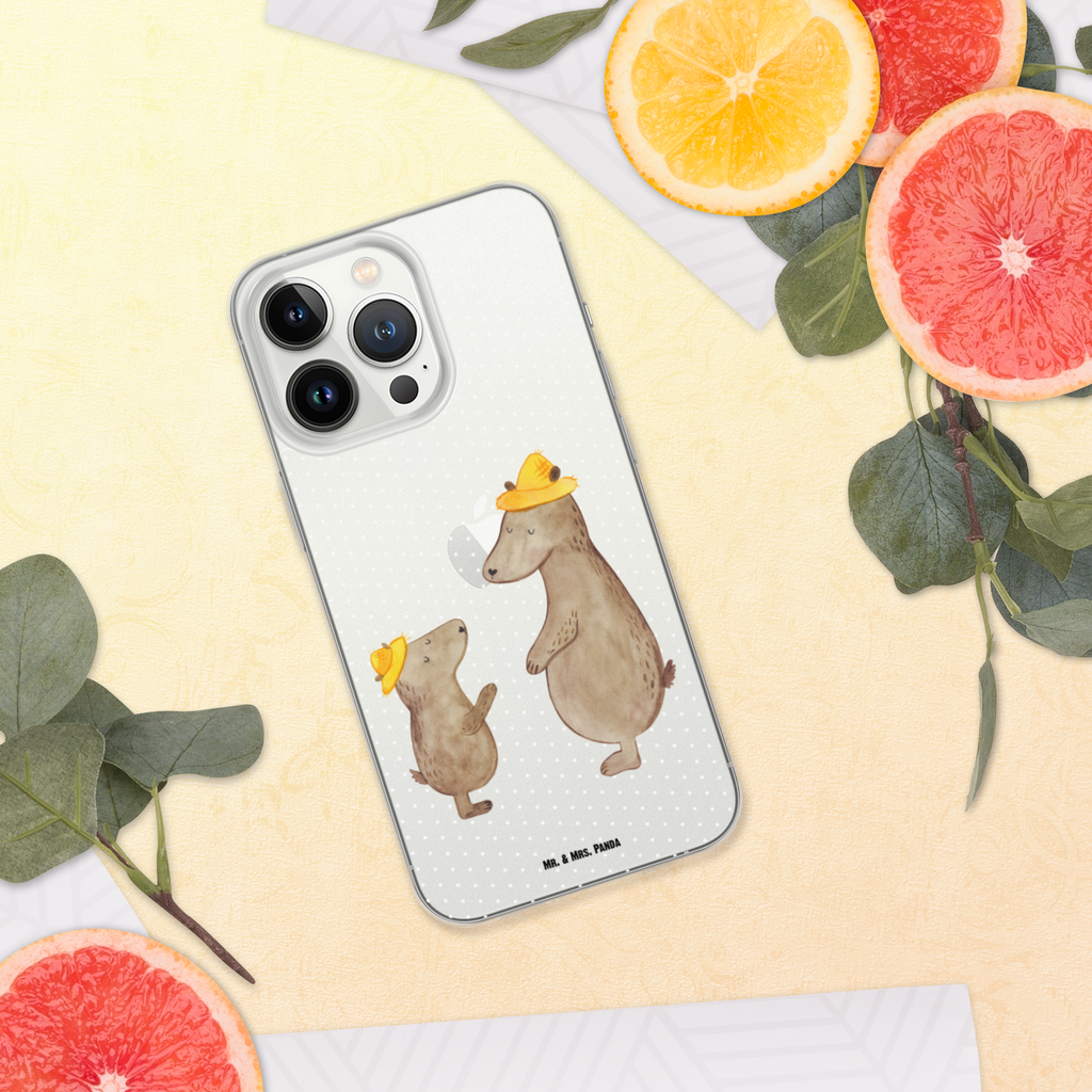 Handyhülle Bären mit Hut Bär, Bären, Vater, Papa, Vatertag, Papi, Paps, Dad, Daddy, Lieblingsmensch, Sohn, Söhne, Kind, Kinder, Vater-Sohn, Familie, Family, Vorbild Handyhülle, Handycover, Transparente Handyhülle, Flexible Handyhülle, Handyschutz, Transparent, Durchsichtig, Schutzhülle für Handy, Stilvolle Handyhülle, Robuste Handyhülle, Schutz vor Kratzern, Schützende Handyhülle  Familie, Vatertag, Muttertag, Bruder, Schwester, Mama, Papa, Oma, Opa