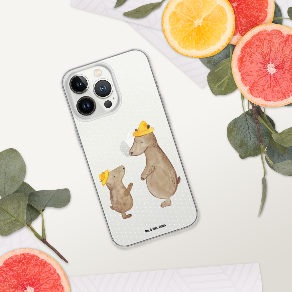 Handyhülle Bären mit Hut Bär, Bären, Vater, Papa, Vatertag, Papi, Paps, Dad, Daddy, Lieblingsmensch, Sohn, Söhne, Kind, Kinder, Vater-Sohn, Familie, Family, Vorbild Handyhülle, Handycover, Transparente Handyhülle, Flexible Handyhülle, Handyschutz, Transparent, Durchsichtig, Schutzhülle für Handy, Stilvolle Handyhülle, Robuste Handyhülle, Schutz vor Kratzern, Schützende Handyhülle  Familie, Vatertag, Muttertag, Bruder, Schwester, Mama, Papa, Oma, Opa