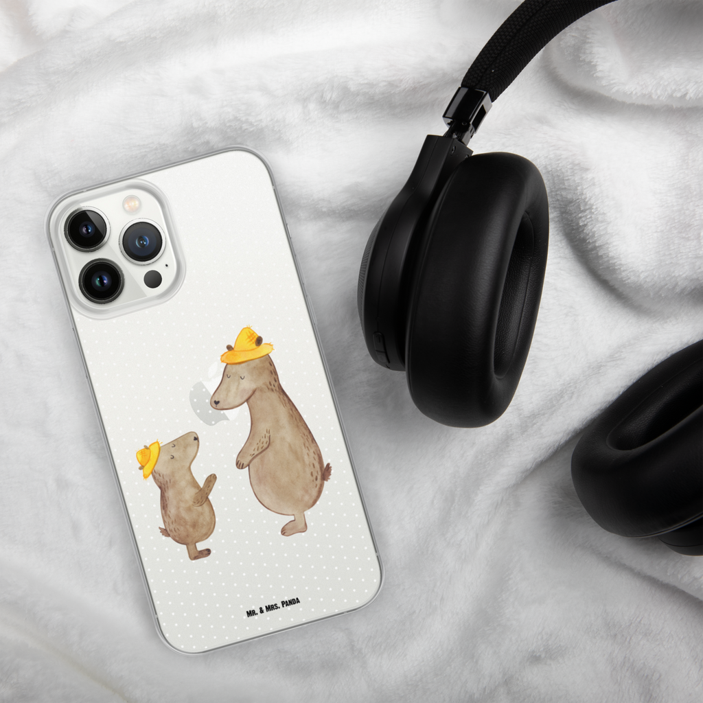 Handyhülle Bären mit Hut Bär, Bären, Vater, Papa, Vatertag, Papi, Paps, Dad, Daddy, Lieblingsmensch, Sohn, Söhne, Kind, Kinder, Vater-Sohn, Familie, Family, Vorbild Handyhülle, Handycover, Transparente Handyhülle, Flexible Handyhülle, Handyschutz, Transparent, Durchsichtig, Schutzhülle für Handy, Stilvolle Handyhülle, Robuste Handyhülle, Schutz vor Kratzern, Schützende Handyhülle  Familie, Vatertag, Muttertag, Bruder, Schwester, Mama, Papa, Oma, Opa