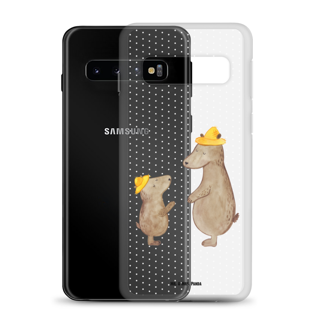 Handyhülle Bären mit Hut Bär, Bären, Vater, Papa, Vatertag, Papi, Paps, Dad, Daddy, Lieblingsmensch, Sohn, Söhne, Kind, Kinder, Vater-Sohn, Familie, Family, Vorbild Handyhülle, Handycover, Transparente Handyhülle, Flexible Handyhülle, Handyschutz, Transparent, Durchsichtig, Schutzhülle für Handy, Stilvolle Handyhülle, Robuste Handyhülle, Schutz vor Kratzern, Schützende Handyhülle  Familie, Vatertag, Muttertag, Bruder, Schwester, Mama, Papa, Oma, Opa