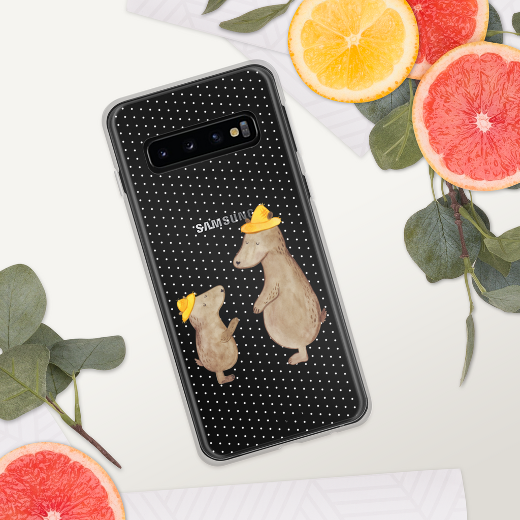 Handyhülle Bären mit Hut Bär, Bären, Vater, Papa, Vatertag, Papi, Paps, Dad, Daddy, Lieblingsmensch, Sohn, Söhne, Kind, Kinder, Vater-Sohn, Familie, Family, Vorbild Handyhülle, Handycover, Transparente Handyhülle, Flexible Handyhülle, Handyschutz, Transparent, Durchsichtig, Schutzhülle für Handy, Stilvolle Handyhülle, Robuste Handyhülle, Schutz vor Kratzern, Schützende Handyhülle  Familie, Vatertag, Muttertag, Bruder, Schwester, Mama, Papa, Oma, Opa