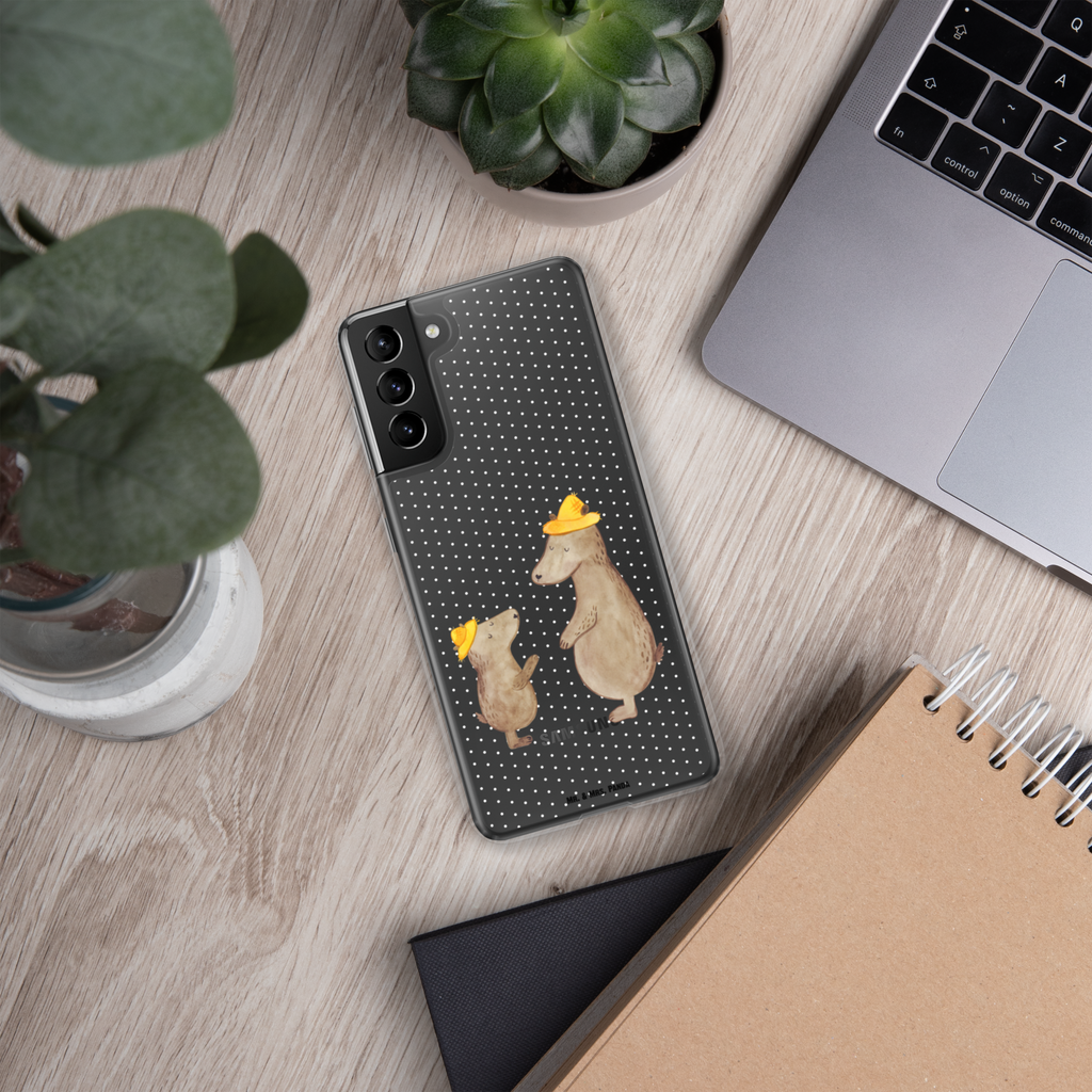 Handyhülle Bären mit Hut Bär, Bären, Vater, Papa, Vatertag, Papi, Paps, Dad, Daddy, Lieblingsmensch, Sohn, Söhne, Kind, Kinder, Vater-Sohn, Familie, Family, Vorbild Handyhülle, Handycover, Transparente Handyhülle, Flexible Handyhülle, Handyschutz, Transparent, Durchsichtig, Schutzhülle für Handy, Stilvolle Handyhülle, Robuste Handyhülle, Schutz vor Kratzern, Schützende Handyhülle  Familie, Vatertag, Muttertag, Bruder, Schwester, Mama, Papa, Oma, Opa