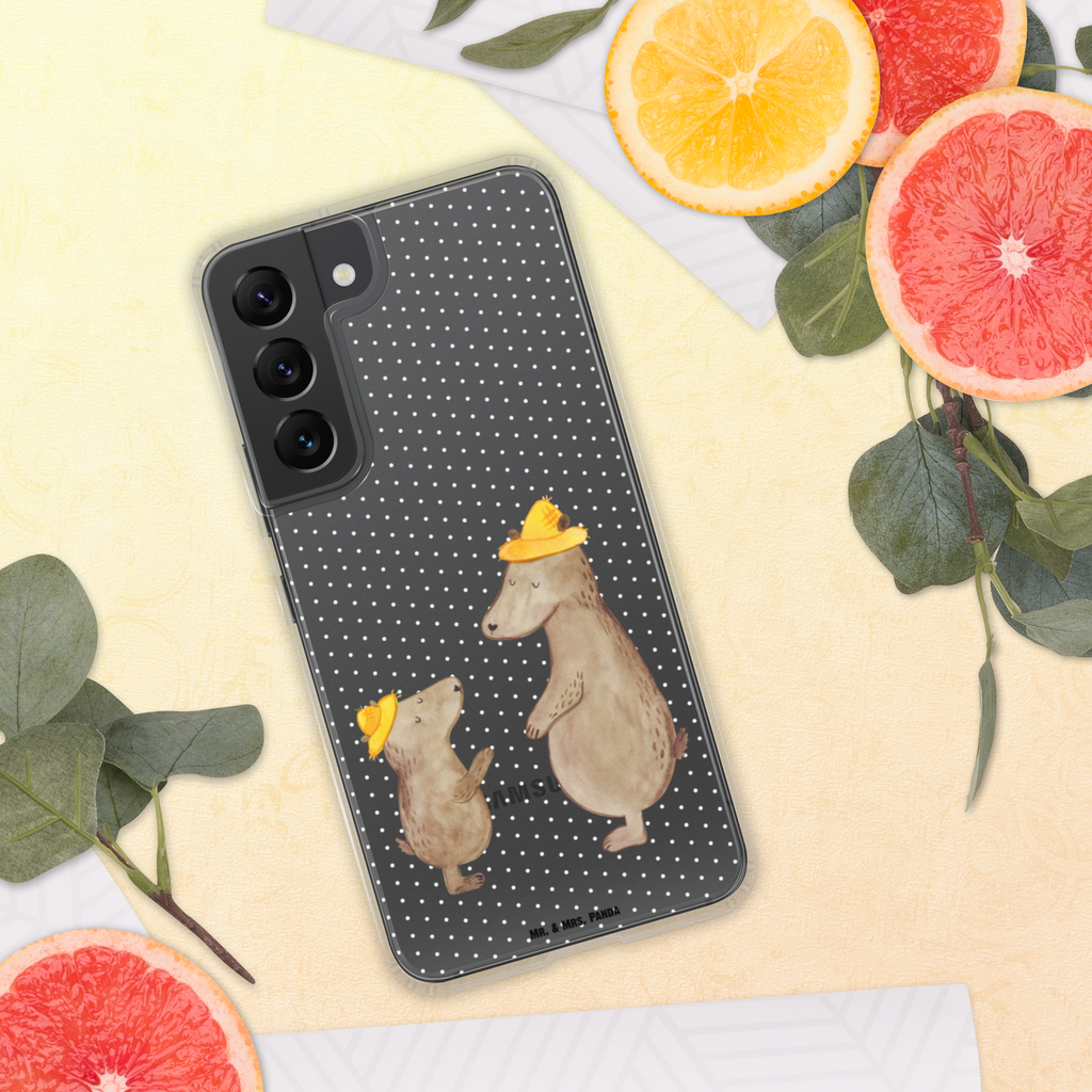 Handyhülle Bären mit Hut Bär, Bären, Vater, Papa, Vatertag, Papi, Paps, Dad, Daddy, Lieblingsmensch, Sohn, Söhne, Kind, Kinder, Vater-Sohn, Familie, Family, Vorbild Handyhülle, Handycover, Transparente Handyhülle, Flexible Handyhülle, Handyschutz, Transparent, Durchsichtig, Schutzhülle für Handy, Stilvolle Handyhülle, Robuste Handyhülle, Schutz vor Kratzern, Schützende Handyhülle  Familie, Vatertag, Muttertag, Bruder, Schwester, Mama, Papa, Oma, Opa