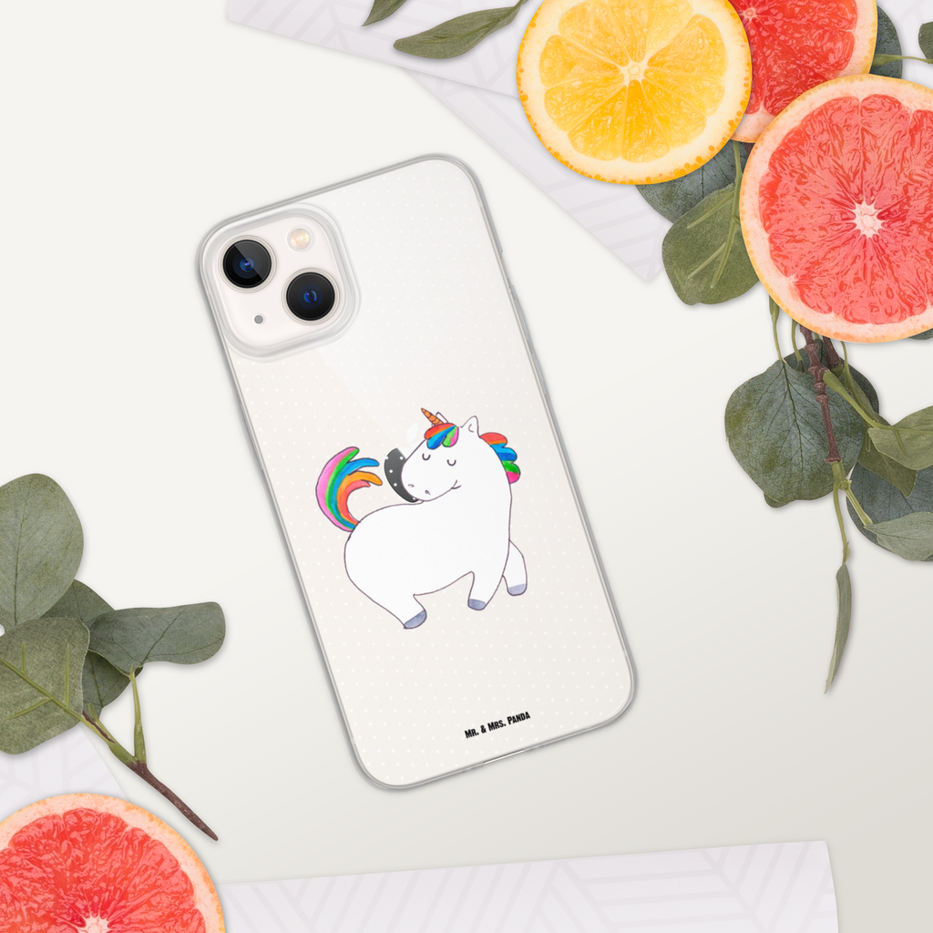 Handyhülle Einhorn stolzierend Einhorn, Einhörner, Unicorn, stolz, anders, bunt, Pferd, Reiter, Reiten, Freundin, Geschenk Handyhülle, Handycover, Transparente Handyhülle, Flexible Handyhülle, Handyschutz, Transparent, Durchsichtig, Schutzhülle für Handy, Stilvolle Handyhülle, Robuste Handyhülle, Schutz vor Kratzern, Schützende Handyhülle  Einhorn, Einhörner, Einhorn Deko, Pegasus, Unicorn