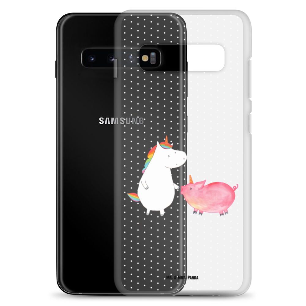 Handyhülle Einhorn + Schweinhorn Einhörner, Unicorn, Einhorn, Freundschaft, Schweinhorn, Schwein, Freundin, Schweinchen Handyhülle, Handycover, Transparente Handyhülle, Flexible Handyhülle, Handyschutz, Transparent, Durchsichtig, Schutzhülle für Handy, Stilvolle Handyhülle, Robuste Handyhülle, Schutz vor Kratzern, Schützende Handyhülle  Einhorn, Einhörner, Einhorn Deko, Pegasus, Unicorn