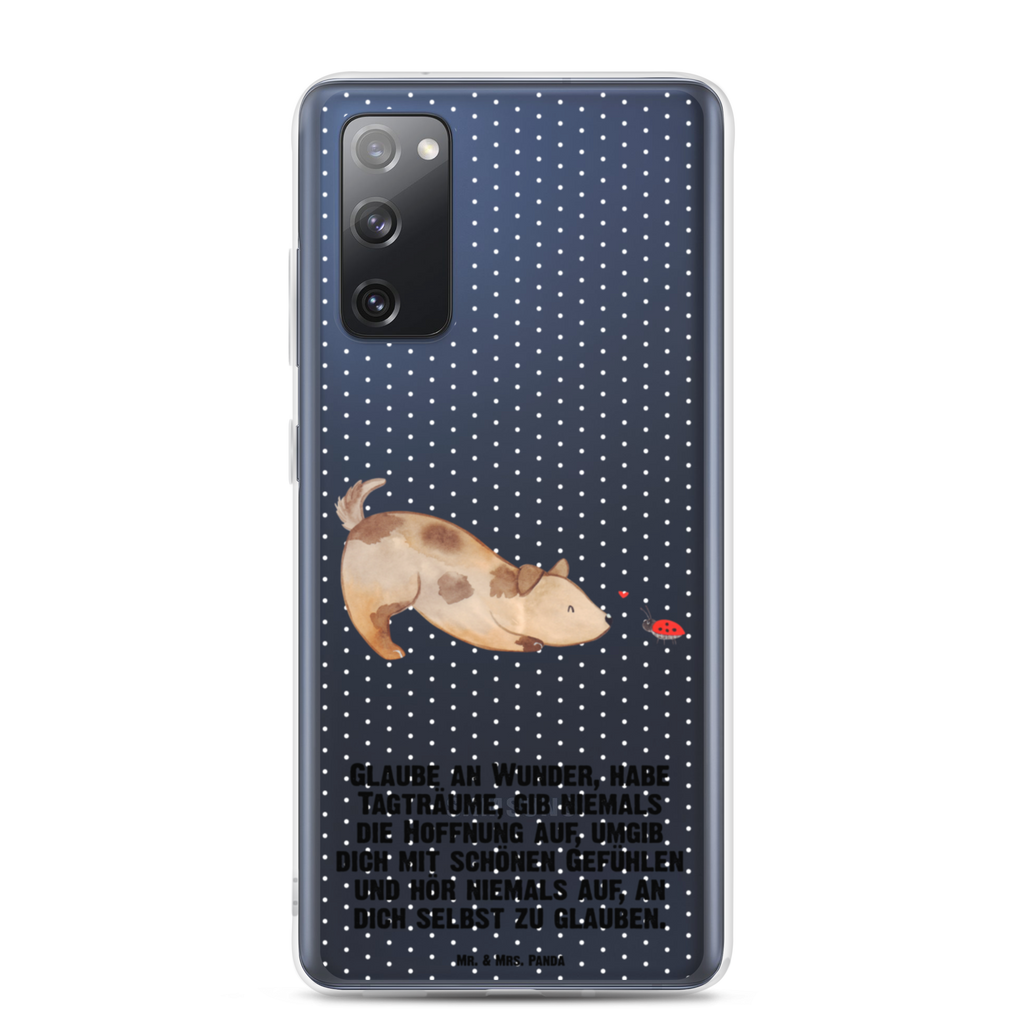 Handyhülle Hund Marienkäfer Hund, Hunde, Hundespruch, Sprüche, Marienkäfer, Mischling, Mischlinghund Handyhülle, Handycover, Transparente Handyhülle, Flexible Handyhülle, Handyschutz, Transparent, Durchsichtig, Schutzhülle für Handy, Stilvolle Handyhülle, Robuste Handyhülle, Schutz vor Kratzern, Schützende Handyhülle  Hund, Hundemotiv, Haustier, Hunderasse, Tierliebhaber, Hundebesitzer, Sprüche