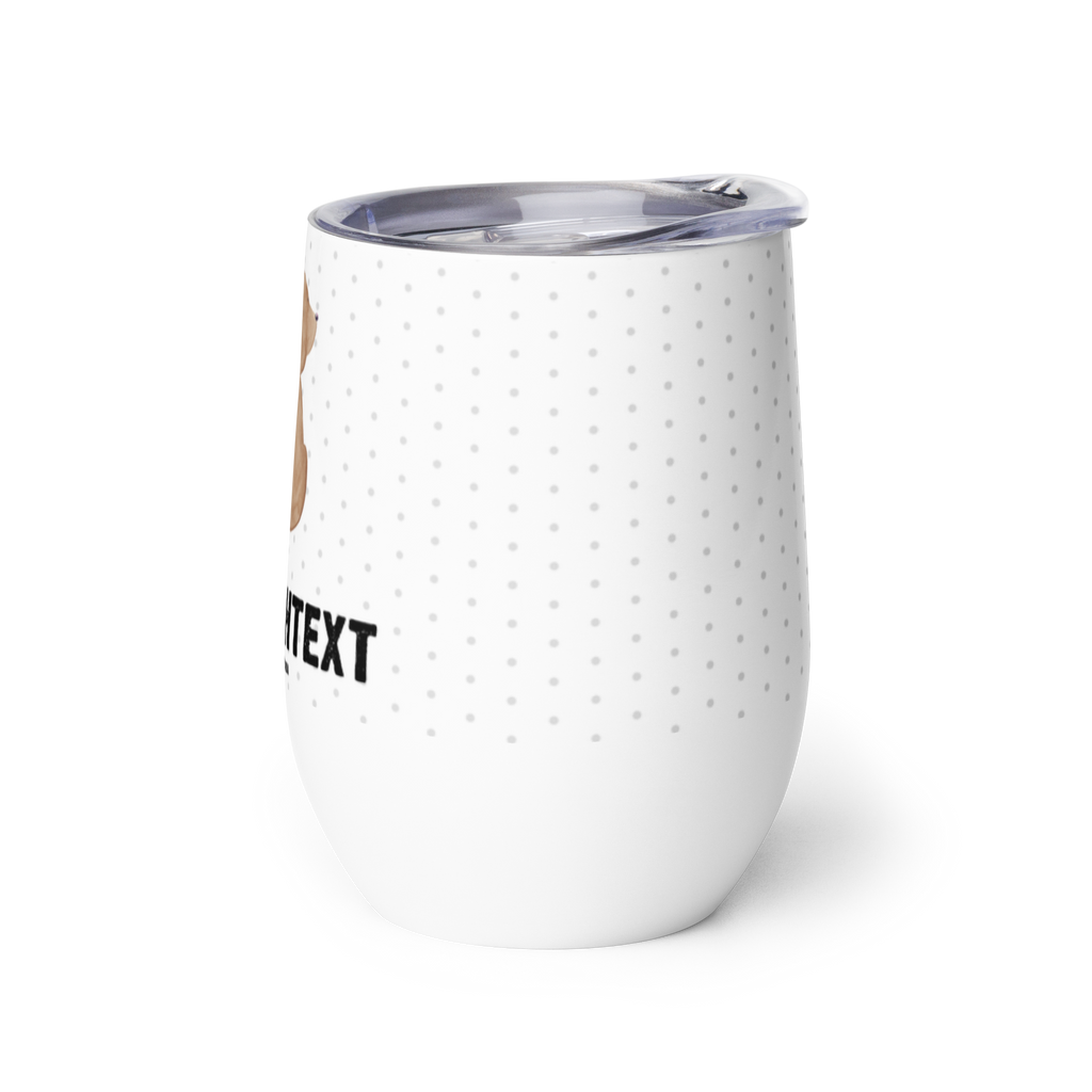 Personalisierter Weinbecher Bär Schulterblick Personalisierter Weinbecher, Personalisierter Glühwein Becher, Heißgetränke, Personalisierter Trinkbecher, Personalisierter Weinkelch, Personalisiertes Weingläser, hochwertiger Weinbecher, Weinbecher Reisen, Weinbecher unterwegs, Personalisertes Sommerglas, mit Namen, Wunschtext, Personalisierung, selbst bedrucken, Personalisiertes Weinglas, Bär, Teddy, Teddybär, Selbstachtung, Weltansicht, Motivation, Bären, Bärenliebe, Weisheit