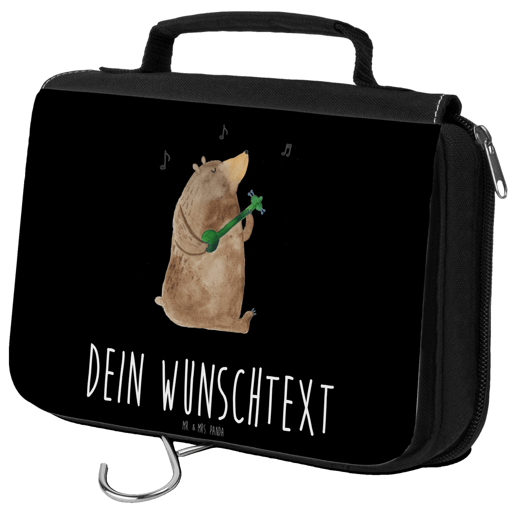 Personalisierter Kulturbeutel Bär Gitarre Personalisierter Kulturbeutel, Personalisierte Waschtasche, Personalisierte Kosmetiktasche, Damen, Herren, Personalisierte Aufbewahrungstasche, Personalisierte Schminktasche, Personalisierter Kosmetikbeutel, Personalisierter Organizer, Personalisierte Kulturtasche, Personalisierte Schminkutensil, Personalisierung, Wunschtext, Wunschname, Selbst bedrucken, Kulturbeutel mit Namen, Bär, Teddy, Teddybär