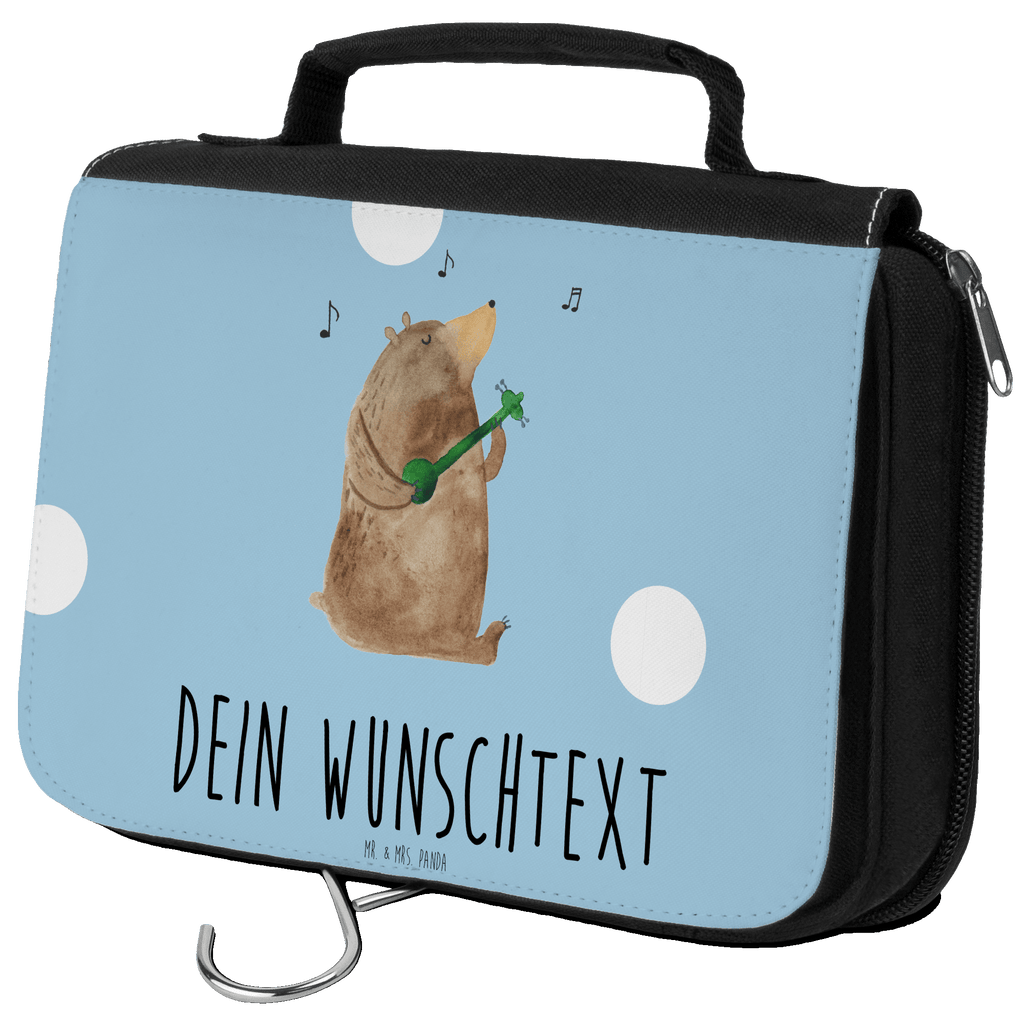 Personalisierter Kulturbeutel Bär Gitarre Personalisierter Kulturbeutel, Personalisierte Waschtasche, Personalisierte Kosmetiktasche, Damen, Herren, Personalisierte Aufbewahrungstasche, Personalisierte Schminktasche, Personalisierter Kosmetikbeutel, Personalisierter Organizer, Personalisierte Kulturtasche, Personalisierte Schminkutensil, Personalisierung, Wunschtext, Wunschname, Selbst bedrucken, Kulturbeutel mit Namen, Bär, Teddy, Teddybär