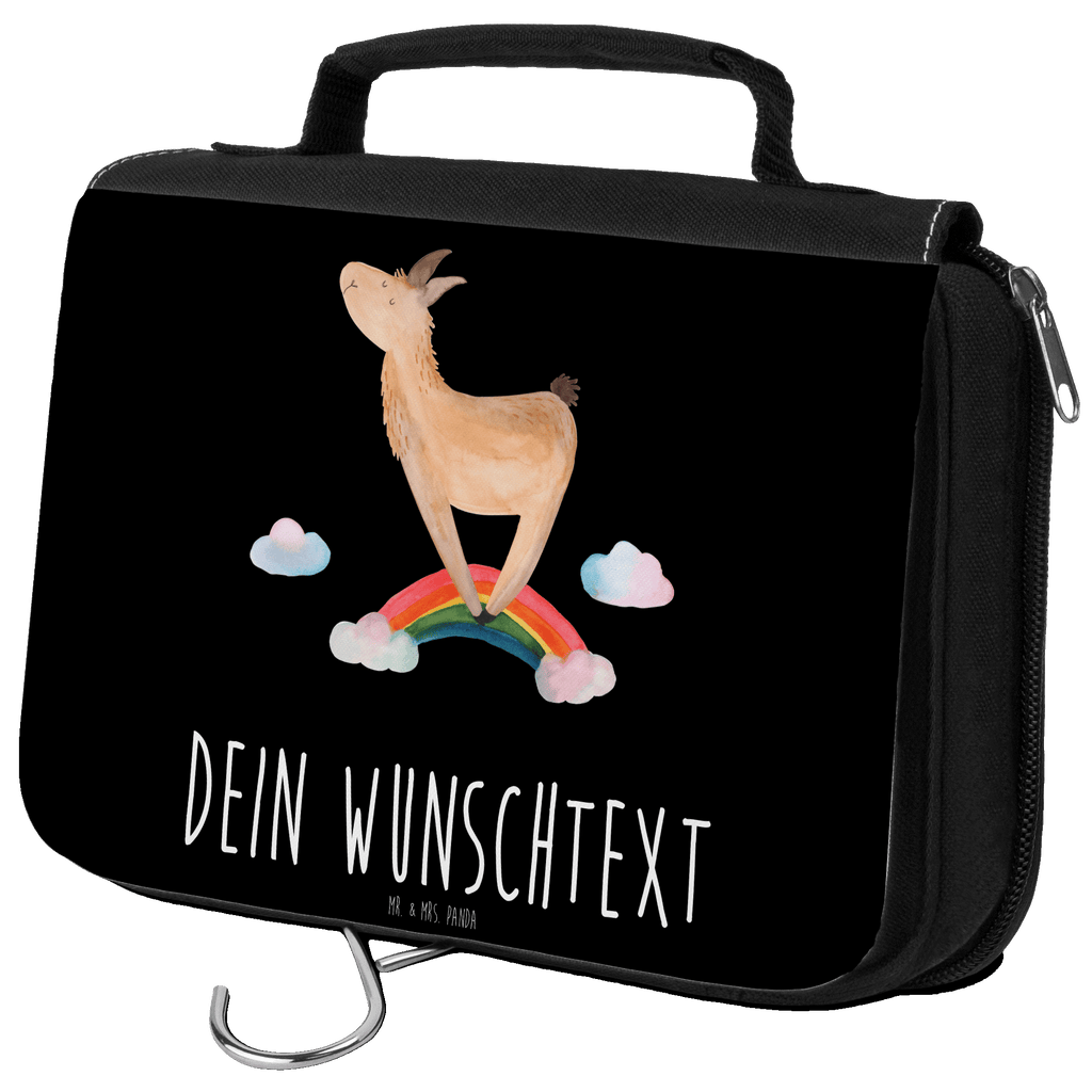 Personalisierter Kulturbeutel Lama Regenbogen Personalisierter Kulturbeutel, Personalisierte Waschtasche, Personalisierte Kosmetiktasche, Damen, Herren, Personalisierte Aufbewahrungstasche, Personalisierte Schminktasche, Personalisierter Kosmetikbeutel, Personalisierter Organizer, Personalisierte Kulturtasche, Personalisierte Schminkutensil, Personalisierung, Wunschtext, Wunschname, Selbst bedrucken, Kulturbeutel mit Namen, Lama, Alpaka, Lamas, Regenbogen, Haters gonna hate, Haters, Selbstständig, Außenseiter, Schule, Abi, Hobby, Wolkenland, Freiheit