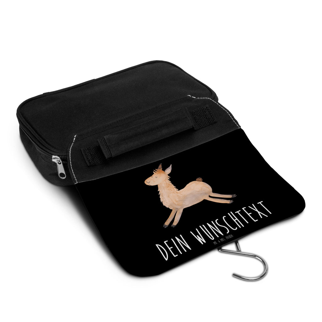 Personalisierter Kulturbeutel Lama springend Personalisierter Kulturbeutel, Personalisierte Waschtasche, Personalisierte Kosmetiktasche, Damen, Herren, Personalisierte Aufbewahrungstasche, Personalisierte Schminktasche, Personalisierter Kosmetikbeutel, Personalisierter Organizer, Personalisierte Kulturtasche, Personalisierte Schminkutensil, Personalisierung, Wunschtext, Wunschname, Selbst bedrucken, Kulturbeutel mit Namen, Lama, Alpaka, Lamas, Lieblingstag, Happy day, fröhlich, Glück, Freundin, Liebeskummer, Neustart, guten Morgen, Start, Prüfung, Abitur