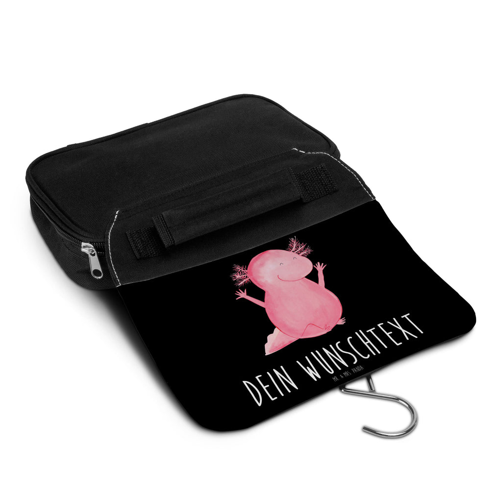 Personalisierter Kulturbeutel Axolotl Hurra Personalisierter Kulturbeutel, Personalisierte Waschtasche, Personalisierte Kosmetiktasche, Damen, Herren, Personalisierte Aufbewahrungstasche, Personalisierte Schminktasche, Personalisierter Kosmetikbeutel, Personalisierter Organizer, Personalisierte Kulturtasche, Personalisierte Schminkutensil, Personalisierung, Wunschtext, Wunschname, Selbst bedrucken, Kulturbeutel mit Namen, Axolotl, Molch, Axolot, Schwanzlurch, Lurch, Lurche, fröhlich, Spaß, Freude, Motivation, Zufriedenheit