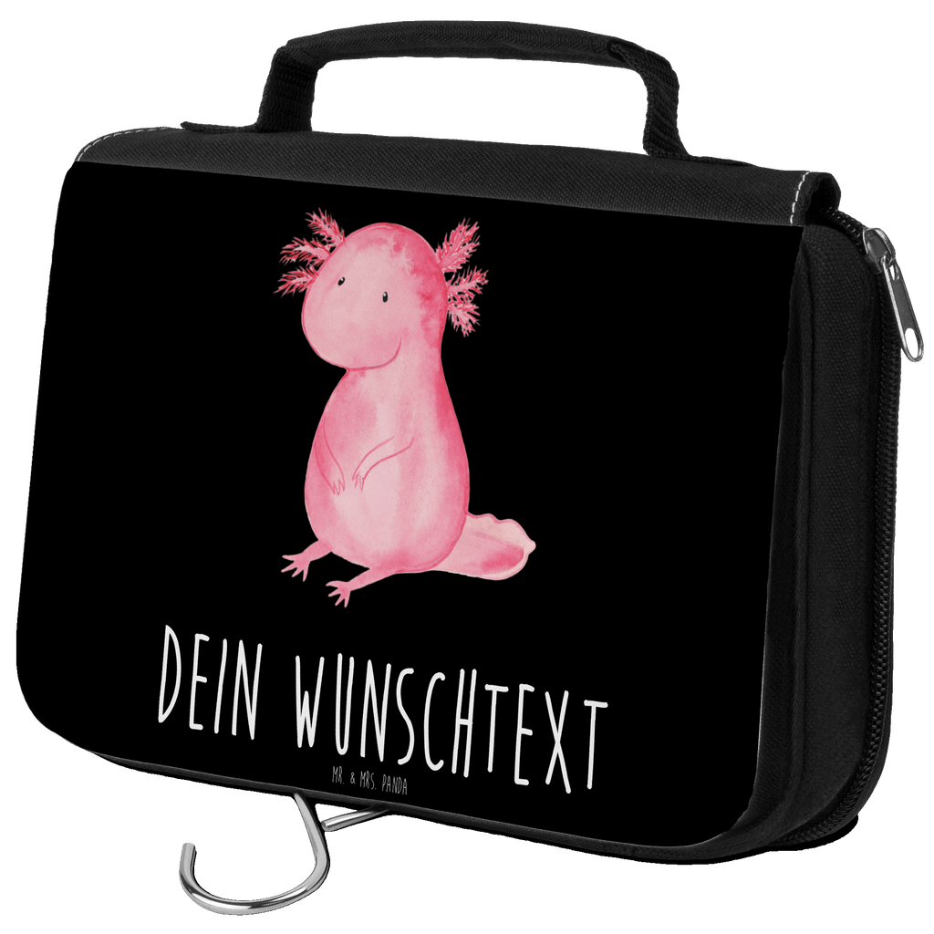 Personalisierter Kulturbeutel Axolotl Personalisierter Kulturbeutel, Personalisierte Waschtasche, Personalisierte Kosmetiktasche, Damen, Herren, Personalisierte Aufbewahrungstasche, Personalisierte Schminktasche, Personalisierter Kosmetikbeutel, Personalisierter Organizer, Personalisierte Kulturtasche, Personalisierte Schminkutensil, Personalisierung, Wunschtext, Wunschname, Selbst bedrucken, Kulturbeutel mit Namen, Axolotl, Molch, Axolot, vergnügt, fröhlich, zufrieden, Lebensstil, Weisheit, Lebensweisheit, Liebe, Freundin