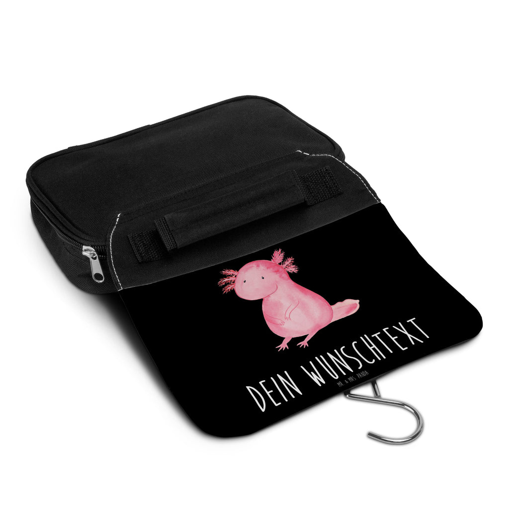 Personalisierter Kulturbeutel Axolotl Personalisierter Kulturbeutel, Personalisierte Waschtasche, Personalisierte Kosmetiktasche, Damen, Herren, Personalisierte Aufbewahrungstasche, Personalisierte Schminktasche, Personalisierter Kosmetikbeutel, Personalisierter Organizer, Personalisierte Kulturtasche, Personalisierte Schminkutensil, Personalisierung, Wunschtext, Wunschname, Selbst bedrucken, Kulturbeutel mit Namen, Axolotl, Molch, Axolot, vergnügt, fröhlich, zufrieden, Lebensstil, Weisheit, Lebensweisheit, Liebe, Freundin