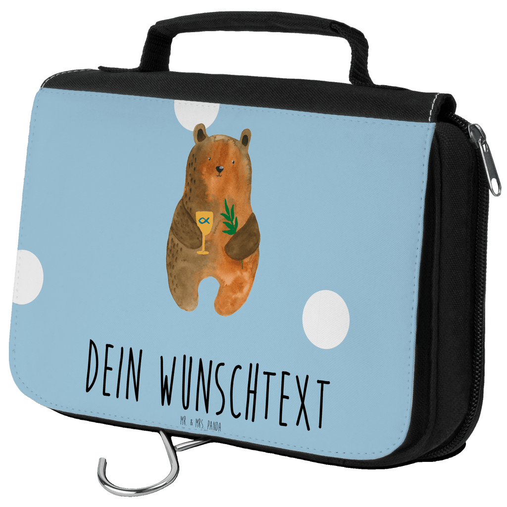 Personalisierter Kulturbeutel Konfirmation-Bär Personalisierter Kulturbeutel, Personalisierte Waschtasche, Personalisierte Kosmetiktasche, Damen, Herren, Personalisierte Aufbewahrungstasche, Personalisierte Schminktasche, Personalisierter Kosmetikbeutel, Personalisierter Organizer, Personalisierte Kulturtasche, Personalisierte Schminkutensil, Personalisierung, Wunschtext, Wunschname, Selbst bedrucken, Kulturbeutel mit Namen, Bär, Teddy, Teddybär, Konfirmation, Kirche, evangelisch, Gottesdienst