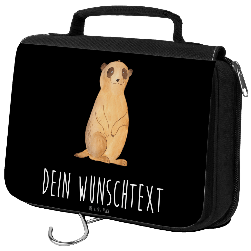Personalisierter Kulturbeutel Erdmännchen Personalisierter Kulturbeutel, Personalisierte Waschtasche, Personalisierte Kosmetiktasche, Damen, Herren, Personalisierte Aufbewahrungstasche, Personalisierte Schminktasche, Personalisierter Kosmetikbeutel, Personalisierter Organizer, Personalisierte Kulturtasche, Personalisierte Schminkutensil, Personalisierung, Wunschtext, Wunschname, Selbst bedrucken, Kulturbeutel mit Namen, Afrika, Wildtiere, Erdmännchen, Reisen, Spruch, Weltreise, Afrikareise, Roadtrip, Traveling