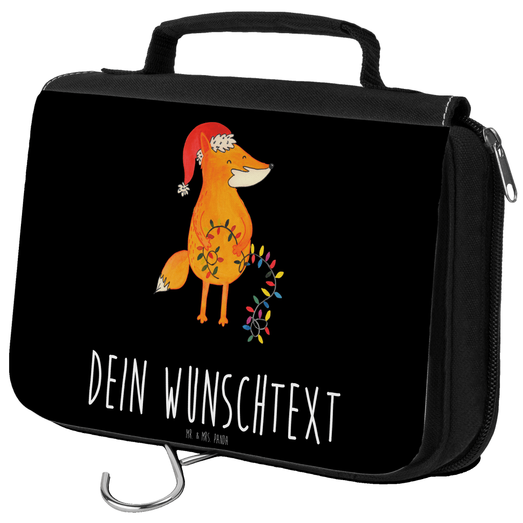 Personalisierter Kulturbeutel Fuchs Weihnachten Personalisierter Kulturbeutel, Personalisierte Waschtasche, Personalisierte Kosmetiktasche, Damen, Herren, Personalisierte Aufbewahrungstasche, Personalisierte Schminktasche, Personalisierter Kosmetikbeutel, Personalisierter Organizer, Personalisierte Kulturtasche, Personalisierte Schminkutensil, Personalisierung, Wunschtext, Wunschname, Selbst bedrucken, Kulturbeutel mit Namen, Winter, Weihnachten, Weihnachtsdeko, Nikolaus, Advent, Heiligabend, Wintermotiv, Fuchs, Füchse, Spruch schön, Geschenk Weihnachten, Weihnachtsmann, Weihnachtszeit