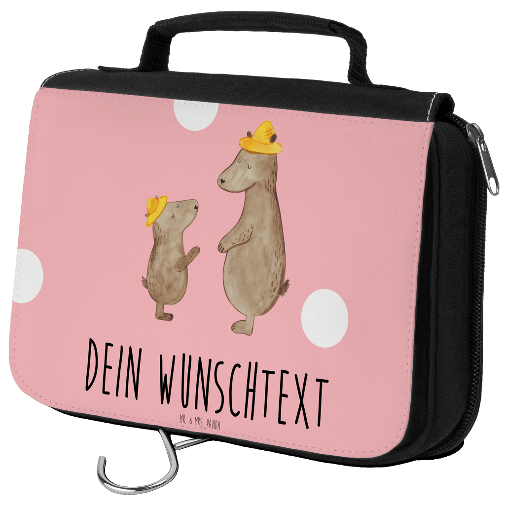 Personalisierter Kulturbeutel Bären mit Hut Personalisierter Kulturbeutel, Personalisierte Waschtasche, Personalisierte Kosmetiktasche, Damen, Herren, Personalisierte Aufbewahrungstasche, Personalisierte Schminktasche, Personalisierter Kosmetikbeutel, Personalisierter Organizer, Personalisierte Kulturtasche, Personalisierte Schminkutensil, Personalisierung, Wunschtext, Wunschname, Selbst bedrucken, Kulturbeutel mit Namen, Familie, Vatertag, Muttertag, Bruder, Schwester, Mama, Papa, Oma, Opa, Bär, Bären, Vater, Papi, Paps, Dad, Daddy, Lieblingsmensch, Sohn, Söhne, Kind, Kinder, Vater-Sohn, Family, Vorbild