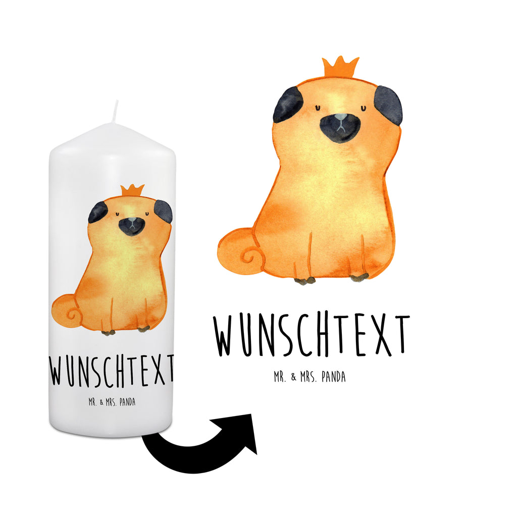 Personalisierte Kerze Mops Krone Kerze, Taufkerze, Kommunionskerze, Geburtstagskerze, Geschenk Kerze, Taufgeschenk Kerze, Kerze mit Druck, Besondere Kerze, Geschenkidee Kerze, Kerze für Kommunion, Hund, Hundemotiv, Haustier, Hunderasse, Tierliebhaber, Hundebesitzer, Sprüche, Mops, allergisch, kinderlos, Hausregel, Hundebesitzer. Spruch, lustig