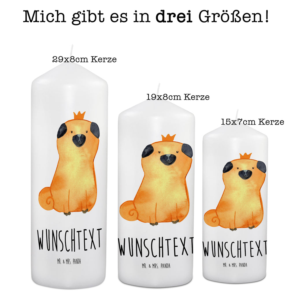 Personalisierte Kerze Mops Krone Kerze, Taufkerze, Kommunionskerze, Geburtstagskerze, Geschenk Kerze, Taufgeschenk Kerze, Kerze mit Druck, Besondere Kerze, Geschenkidee Kerze, Kerze für Kommunion, Hund, Hundemotiv, Haustier, Hunderasse, Tierliebhaber, Hundebesitzer, Sprüche, Mops, allergisch, kinderlos, Hausregel, Hundebesitzer. Spruch, lustig