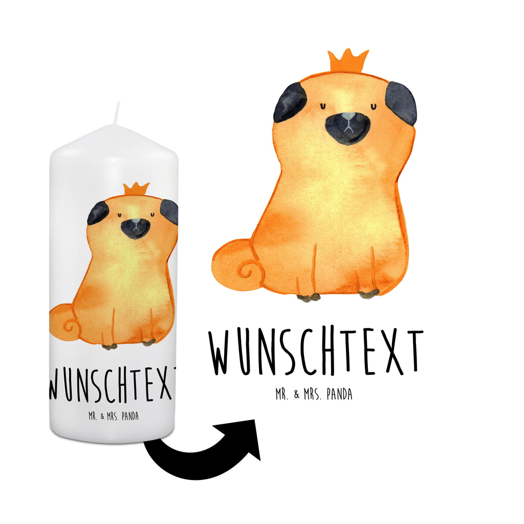 Personalisierte Kerze Mops Krone Kerze, Taufkerze, Kommunionskerze, Geburtstagskerze, Geschenk Kerze, Taufgeschenk Kerze, Kerze mit Druck, Besondere Kerze, Geschenkidee Kerze, Kerze für Kommunion, Hund, Hundemotiv, Haustier, Hunderasse, Tierliebhaber, Hundebesitzer, Sprüche, Mops, allergisch, kinderlos, Hausregel, Hundebesitzer. Spruch, lustig