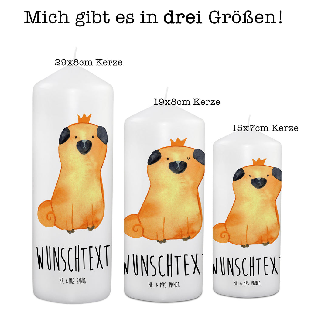Personalisierte Kerze Mops Krone Kerze, Taufkerze, Kommunionskerze, Geburtstagskerze, Geschenk Kerze, Taufgeschenk Kerze, Kerze mit Druck, Besondere Kerze, Geschenkidee Kerze, Kerze für Kommunion, Hund, Hundemotiv, Haustier, Hunderasse, Tierliebhaber, Hundebesitzer, Sprüche, Mops, allergisch, kinderlos, Hausregel, Hundebesitzer. Spruch, lustig