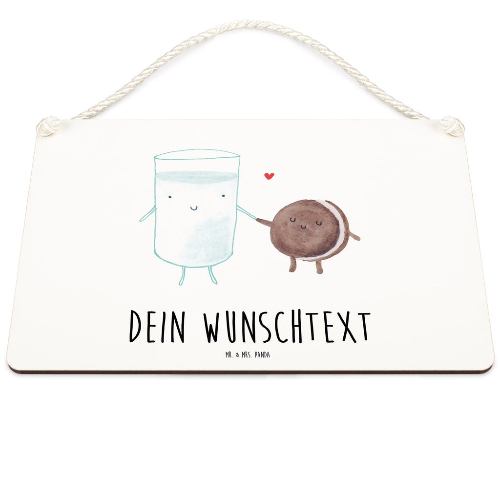 Personalisiertes Deko Schild Milch & Keks Dekoschild, Deko Schild, Schild, Tür Schild, Türschild, Holzschild, Wandschild, Wanddeko, süße Tiermotive, gute Laune, lustige Sprüche, Tiere, Milk, Cookie, Milch, Keks, Kekse, Kaffee, Einladung Frühstück, Motiv süß, romantisch, perfektes Paar