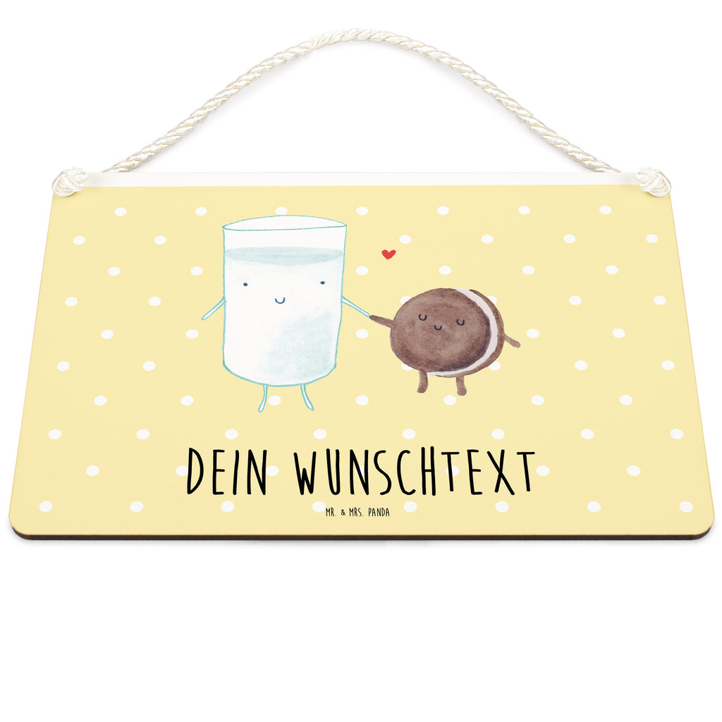 Personalisiertes Deko Schild Milch & Keks Dekoschild, Deko Schild, Schild, Tür Schild, Türschild, Holzschild, Wandschild, Wanddeko, süße Tiermotive, gute Laune, lustige Sprüche, Tiere, Milk, Cookie, Milch, Keks, Kekse, Kaffee, Einladung Frühstück, Motiv süß, romantisch, perfektes Paar