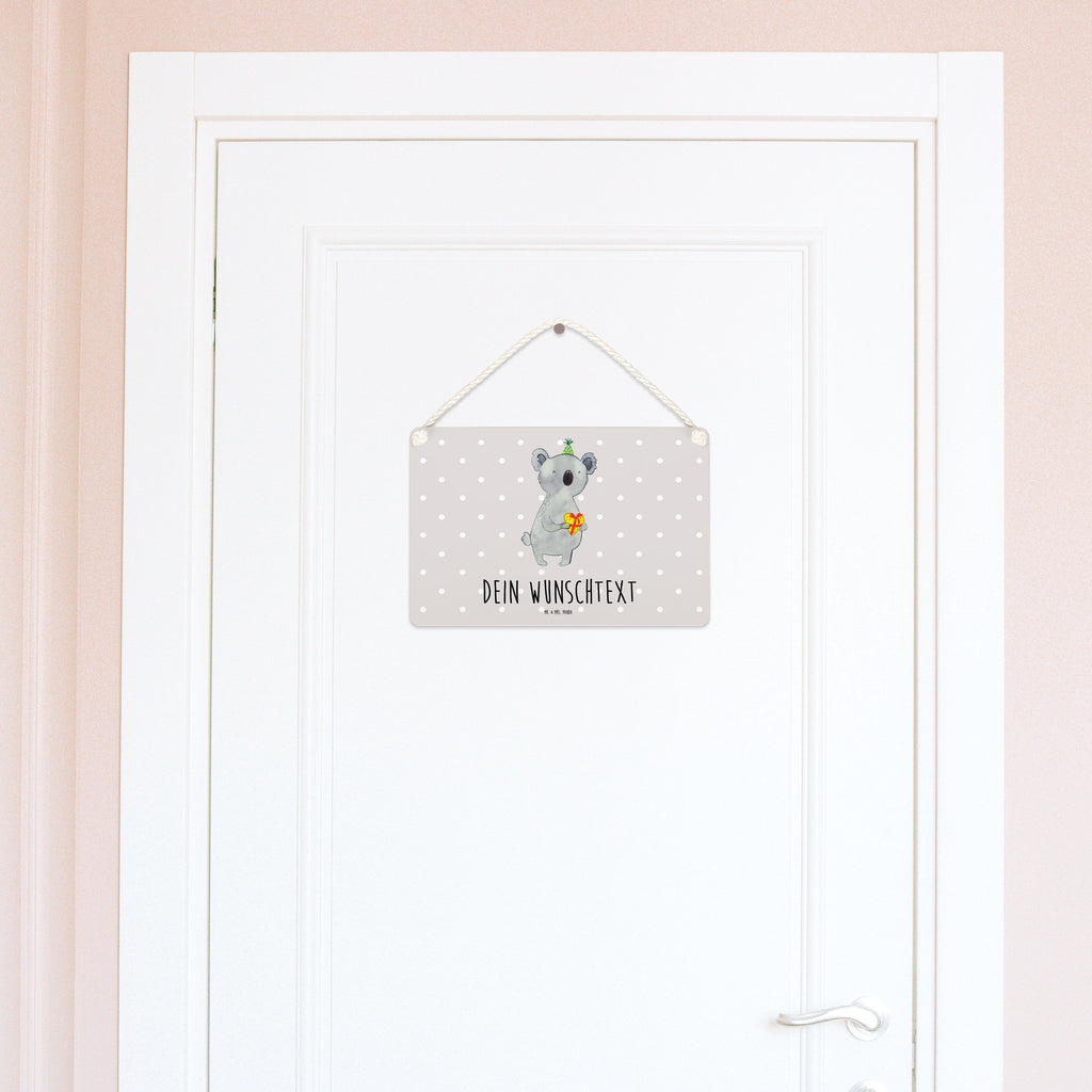 Personalisiertes Deko Schild Koala Geschenk Dekoschild, Deko Schild, Schild, Tür Schild, Türschild, Holzschild, Wandschild, Wanddeko, Koala, Koalabär, Geschenk, Geburtstag, Party