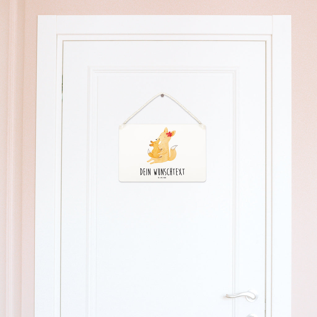 Personalisiertes Deko Schild Fuchs Mama & Kind Dekoschild, Deko Schild, Schild, Tür Schild, Türschild, Holzschild, Wandschild, Wanddeko, Familie, Vatertag, Muttertag, Bruder, Schwester, Mama, Papa, Oma, Opa, Mutter, Tochter, Lieblingstochter, Beste Tochter, Geschenk