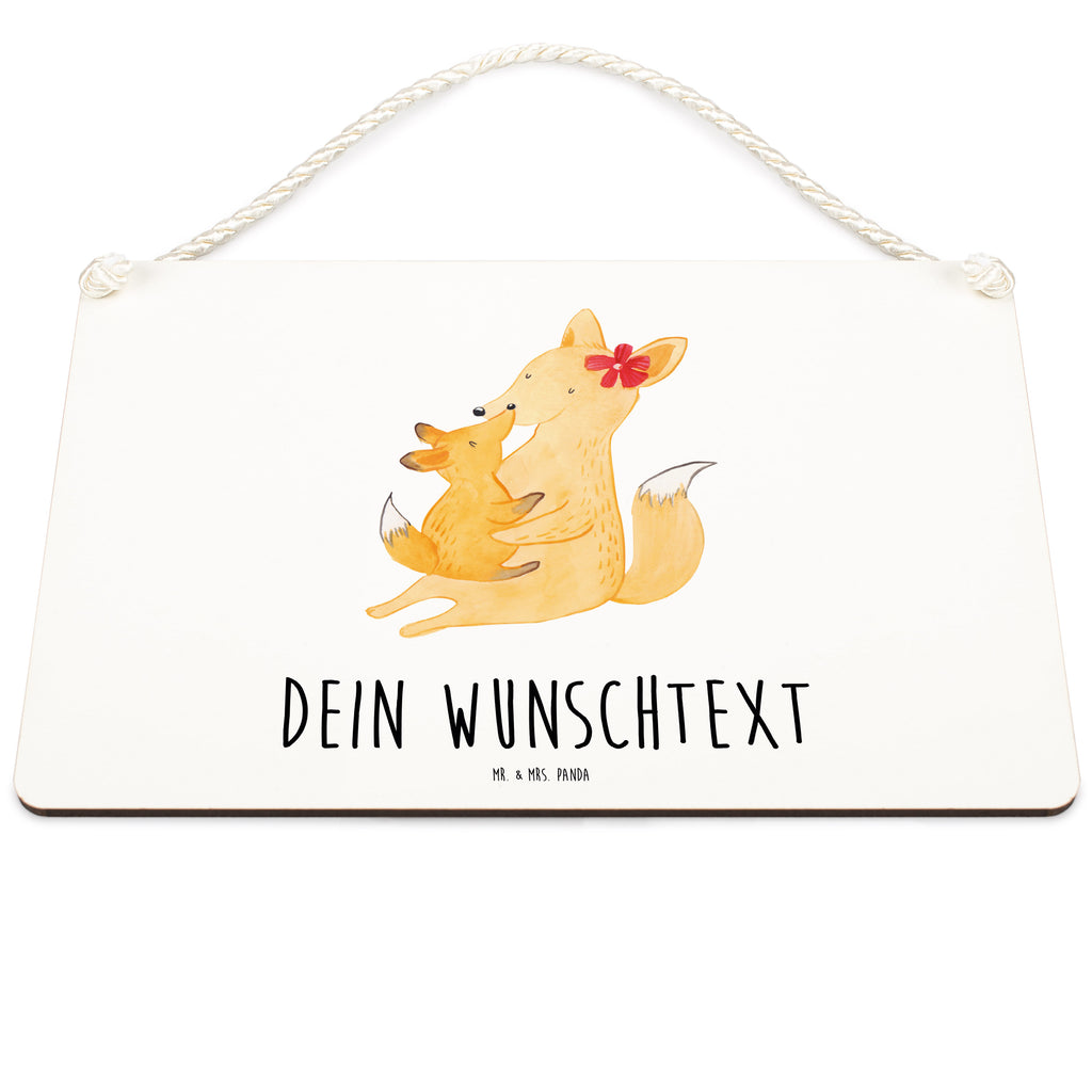 Personalisiertes Deko Schild Fuchs Mama & Kind Dekoschild, Deko Schild, Schild, Tür Schild, Türschild, Holzschild, Wandschild, Wanddeko, Familie, Vatertag, Muttertag, Bruder, Schwester, Mama, Papa, Oma, Opa, Mutter, Tochter, Lieblingstochter, Beste Tochter, Geschenk
