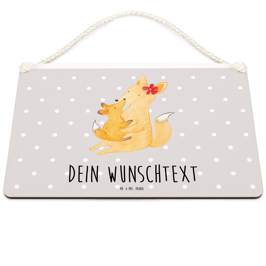 Personalisiertes Deko Schild Fuchs Mama & Kind Dekoschild, Deko Schild, Schild, Tür Schild, Türschild, Holzschild, Wandschild, Wanddeko, Familie, Vatertag, Muttertag, Bruder, Schwester, Mama, Papa, Oma, Opa, Mutter, Tochter, Lieblingstochter, Beste Tochter, Geschenk