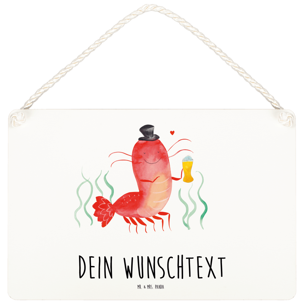 Personalisiertes Deko Schild Hummer mit Weizen Dekoschild, Deko Schild, Schild, Tür Schild, Türschild, Holzschild, Wandschild, Wanddeko, Meerestiere, Meer, Urlaub, Garnele, Garnelen, Bier, Kochen, Männerhaushalt, Junggeselle, Junggesellin, Bierliebhaber, Kneipe, Gasthaus, Wirtschaft