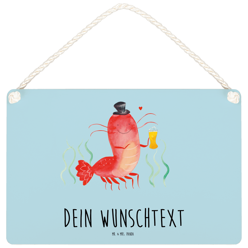 Personalisiertes Deko Schild Hummer mit Weizen Dekoschild, Deko Schild, Schild, Tür Schild, Türschild, Holzschild, Wandschild, Wanddeko, Meerestiere, Meer, Urlaub, Garnele, Garnelen, Bier, Kochen, Männerhaushalt, Junggeselle, Junggesellin, Bierliebhaber, Kneipe, Gasthaus, Wirtschaft