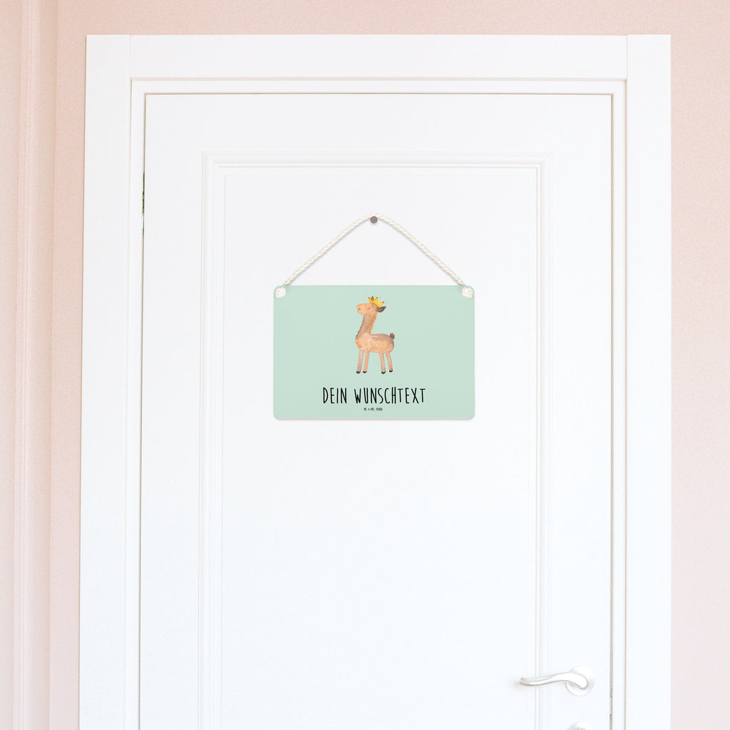 Personalisiertes Deko Schild Lama König Dekoschild, Deko Schild, Schild, Tür Schild, Türschild, Holzschild, Wandschild, Wanddeko, Lama, Alpaka, Lamas, König, Königin, Freundin, Mama, Papa, Büro Kollege, Kollegin, Chef, Vorgesetzter, Abi, Abitur