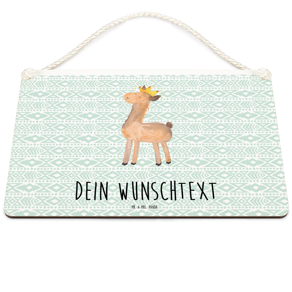 Personalisiertes Deko Schild Lama König Dekoschild, Deko Schild, Schild, Tür Schild, Türschild, Holzschild, Wandschild, Wanddeko, Lama, Alpaka, Lamas, König, Königin, Freundin, Mama, Papa, Büro Kollege, Kollegin, Chef, Vorgesetzter, Abi, Abitur