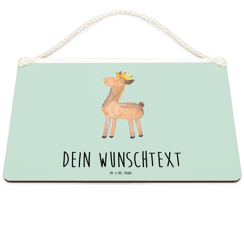 Personalisiertes Deko Schild Lama König Dekoschild, Deko Schild, Schild, Tür Schild, Türschild, Holzschild, Wandschild, Wanddeko, Lama, Alpaka, Lamas, König, Königin, Freundin, Mama, Papa, Büro Kollege, Kollegin, Chef, Vorgesetzter, Abi, Abitur