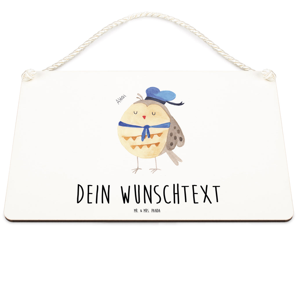 Personalisiertes Deko Schild Eule Matrosen Dekoschild, Deko Schild, Schild, Tür Schild, Türschild, Holzschild, Wandschild, Wanddeko, Eule, Eule Spruch, Eule Deko, Owl, Wortspiel lustig, Matrose, Freundin, Ehe, Seefahrer, Heimathafen, Hochzeitstag Geschenk