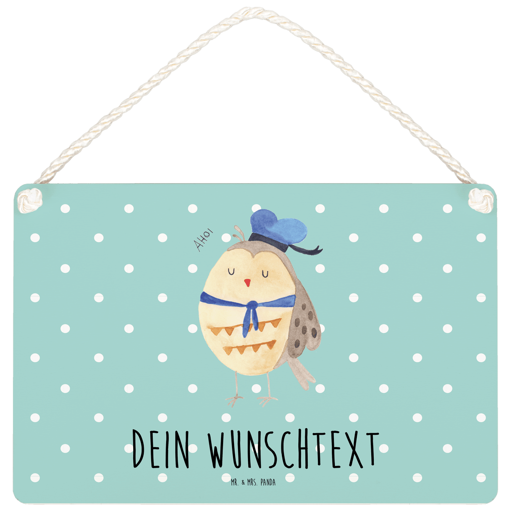 Personalisiertes Deko Schild Eule Matrosen Dekoschild, Deko Schild, Schild, Tür Schild, Türschild, Holzschild, Wandschild, Wanddeko, Eule, Eule Spruch, Eule Deko, Owl, Wortspiel lustig, Matrose, Freundin, Ehe, Seefahrer, Heimathafen, Hochzeitstag Geschenk